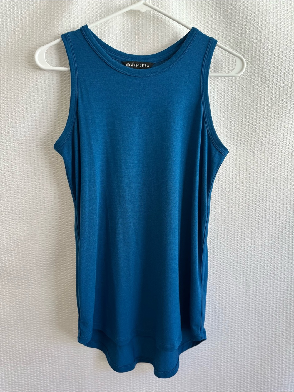 Athleta Cloudlight Relaxed Tank Teal Teal Blue Sleeveless Tank Top Size: XS